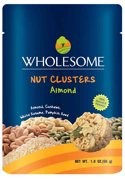 Wholesome-healthy-snacks_Nut-Cluster-Almond_glutenfree